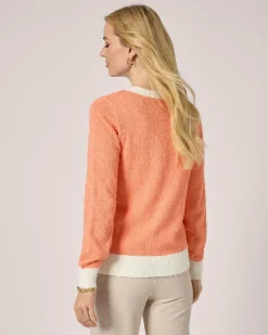 New Strickjacke aus Flauschgarn Strickware