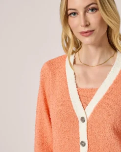 New Strickjacke aus Flauschgarn Strickware