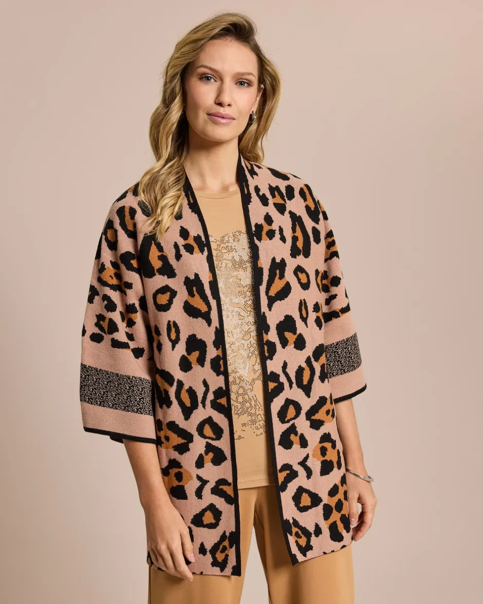 Outlet Strickjacke mit Leo Strickware