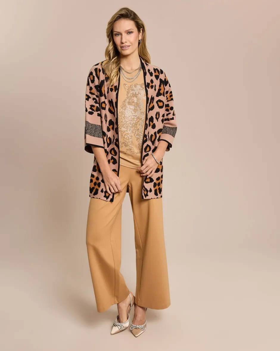 Outlet Strickjacke mit Leo Strickware