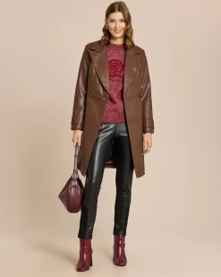 Sale Strickpullover mit Blumenstickerei Strickware