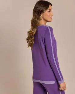 Best Strickpullover mit Farbdetail Strickware