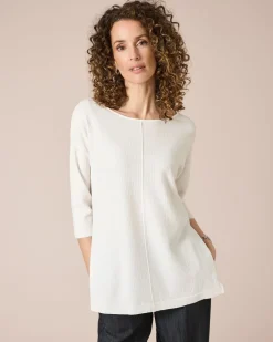 Outlet Strickshirt mit Struktur Strickware