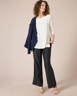 Outlet Strickshirt mit Struktur Strickware