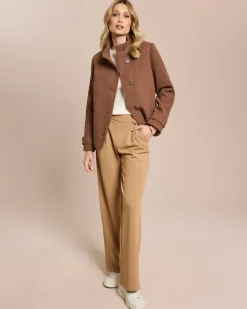 Online Strukturierte Wolljacke Jacken & Mäntel