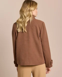 Online Strukturierte Wolljacke Jacken & Mäntel