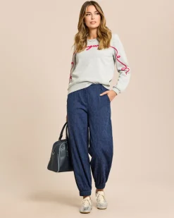 Clearance Sweatshirt mit "Buongiorno" Stickerei Shirts & Tops