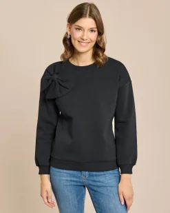Best Sweatshirt mit großer Schleife Shirts & Tops