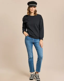 Best Sweatshirt mit großer Schleife Shirts & Tops