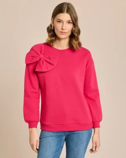 Best Sweatshirt mit großer Schleife Shirts & Tops