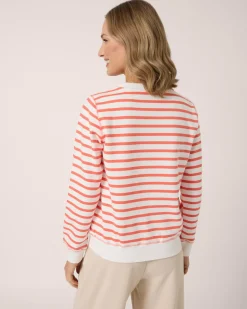 Clearance Sweatshirt mit Streifen Shirts & Tops