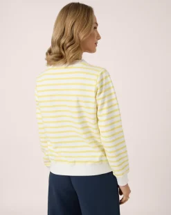 Clearance Sweatshirt mit Streifen Shirts & Tops