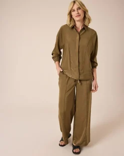 Best 2-teiliges Satin Set Hosen