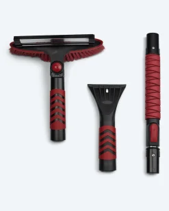 New Teleskop-Eiskratzer mit Besen Haushaltshelfer