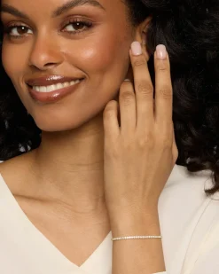 Outlet Tennis-Armband mit Zirkonia Armbänder