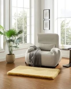 Discount Teppich Kaninchenfell-Optik 