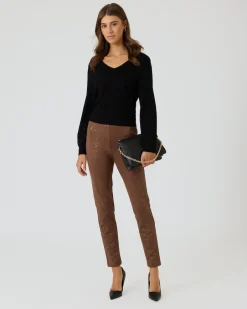 Clearance Thermohose mit Schlangen-Print Hosen