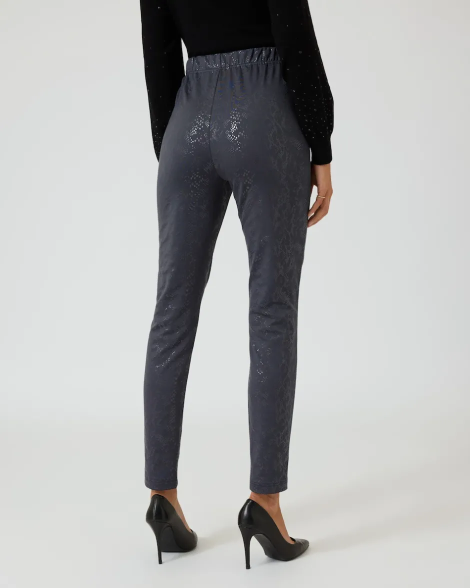 Clearance Thermohose mit Schlangen-Print Hosen