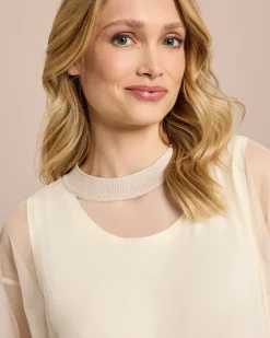 Tüll-Sweatshirt Shirts & Tops