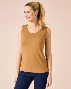 Clearance Top mit Strass-Logo Shirts & Tops