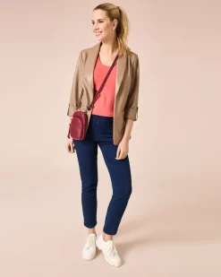 Clearance Top mit Strass-Logo Shirts & Tops