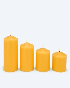 Online Touch-LED-Stumpenkerzen, 4tlg. Dekoration