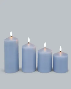 Online Touch-LED-Stumpenkerzen, 4tlg. Dekoration