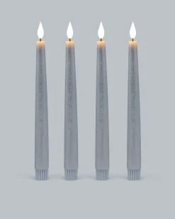 Clearance Touch-Stabkerzen Metallic, 4tlg. Dekoration