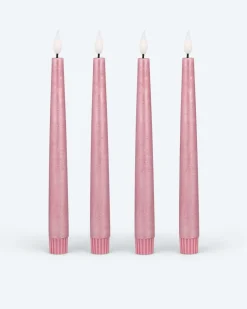 Clearance Touch-Stabkerzen Metallic, 4tlg. Dekoration