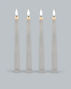 Clearance Touch-Stabkerzen Metallic, 4tlg. Dekoration