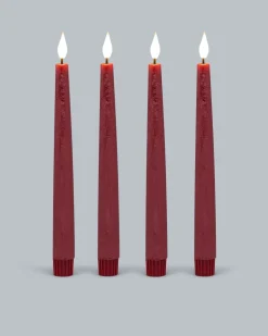 Clearance Touch-Stabkerzen Metallic, 4tlg. Dekoration