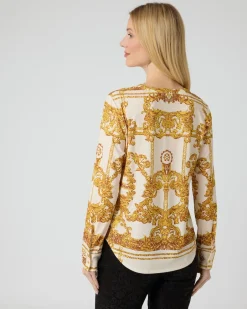 Clearance Tunika mit Ornamentdruck Shirts & Tops