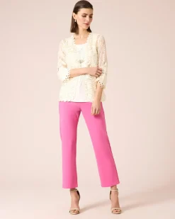 New Twinset mit Verzierung Strickware