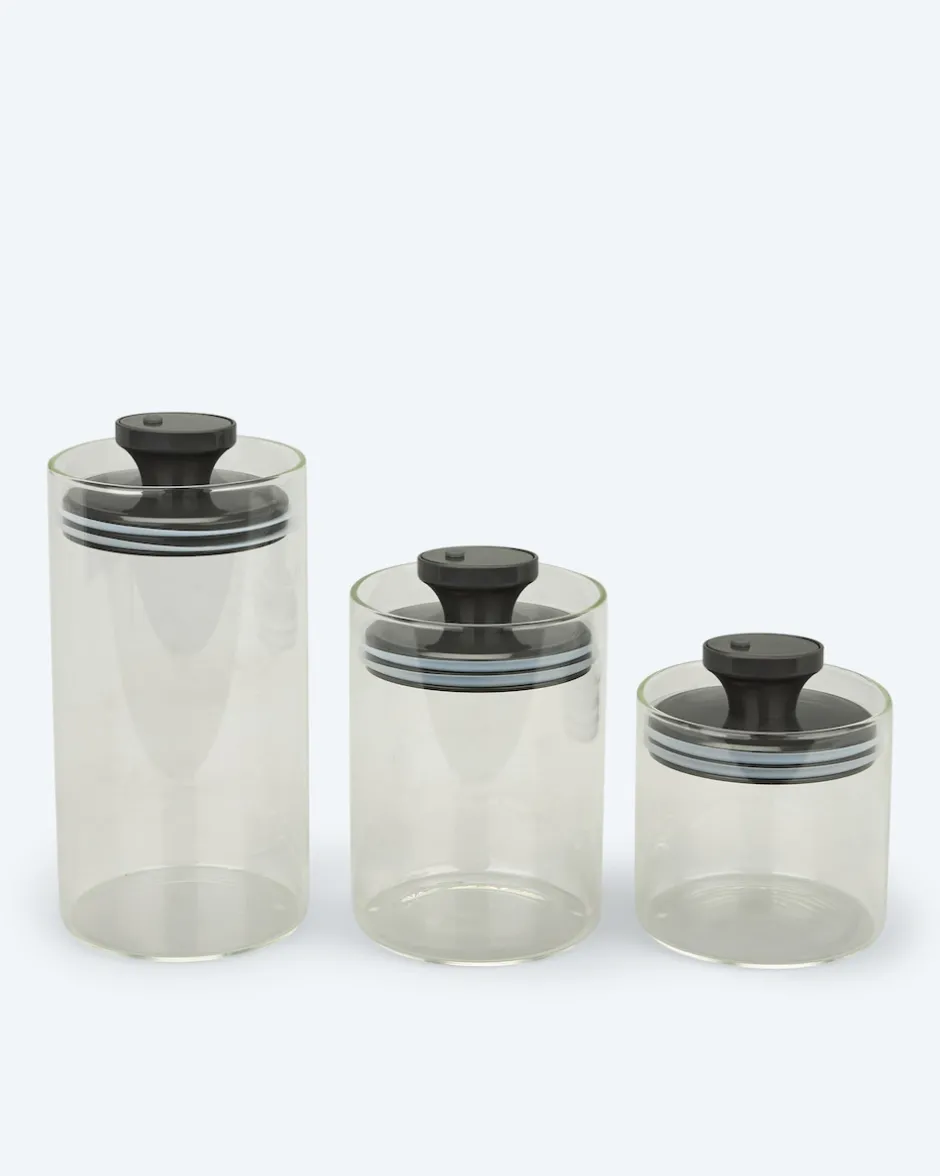 New Vakuum-Vorratsgläser, 3tlg. zW Frischhaltedosen