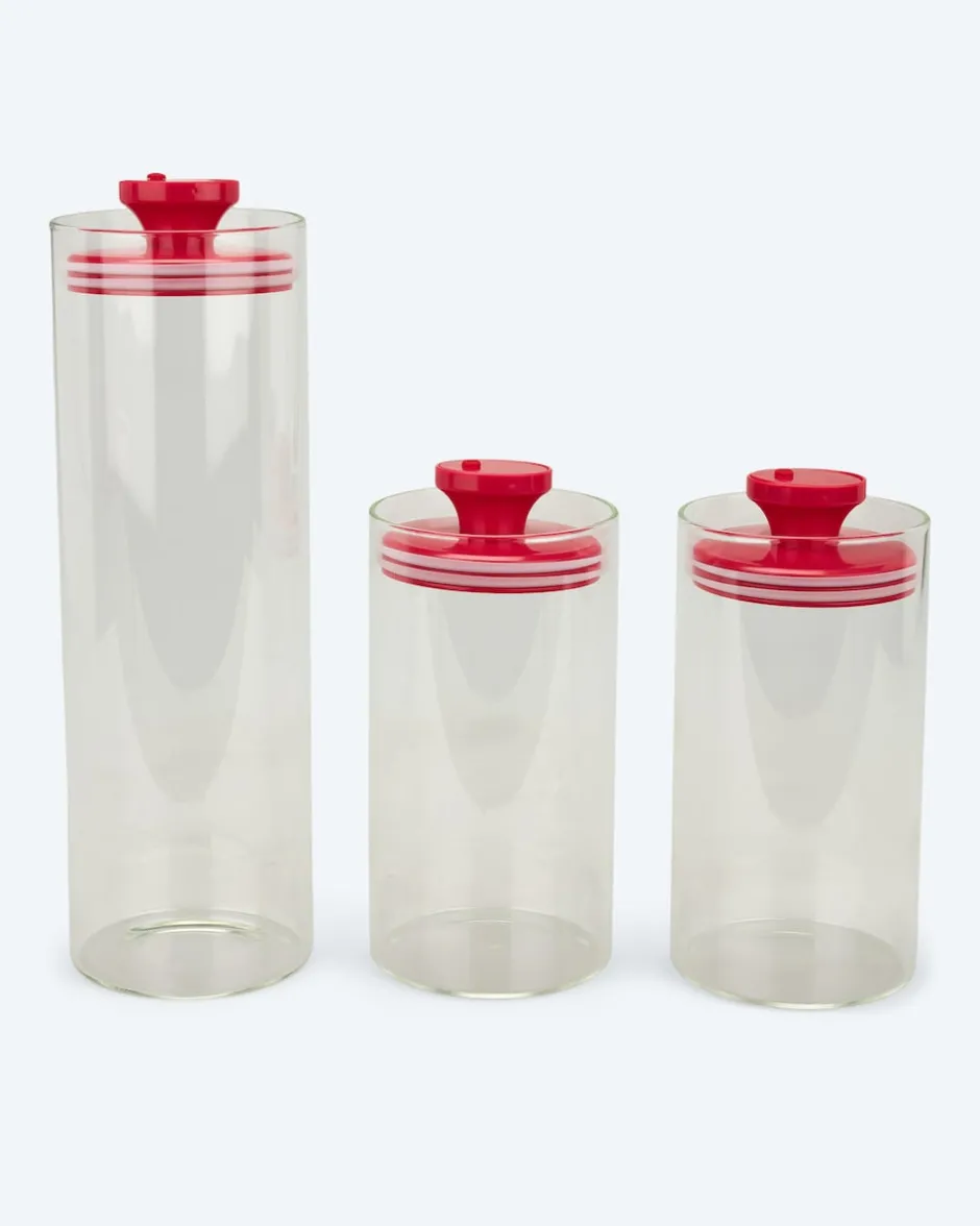 New Vakuum-Vorratsgläser, 3tlg. zW Frischhaltedosen