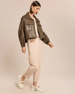 Hot Vegane Lederjacke Jacken & Mäntel