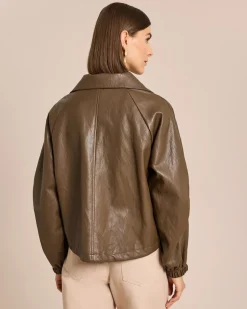 Hot Vegane Lederjacke Jacken & Mäntel