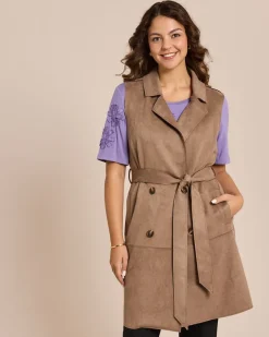 Clearance Velours Weste Jacken & Mäntel