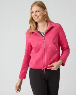 New Velourslederimitat-Jacke Jacken & Mäntel