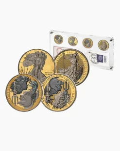 Discount Wall Street Coll. Liberty & Britannia, 4tlg. Münzen