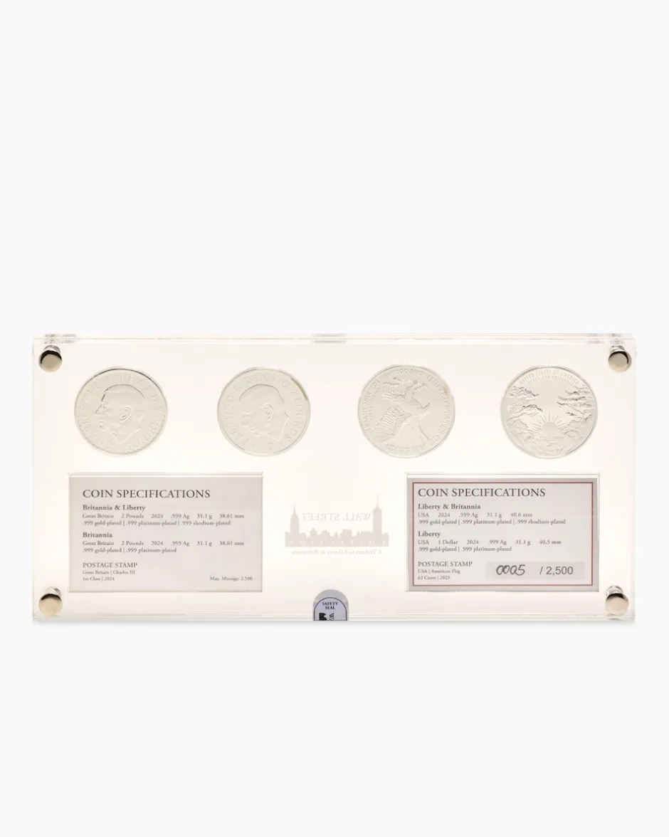 Discount Wall Street Coll. Liberty & Britannia, 4tlg. Münzen