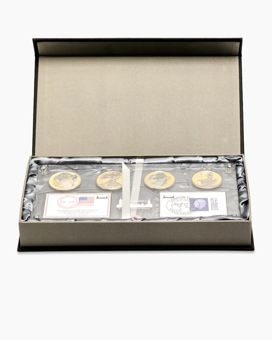 Discount Wall Street Coll. Liberty & Britannia, 4tlg. Münzen