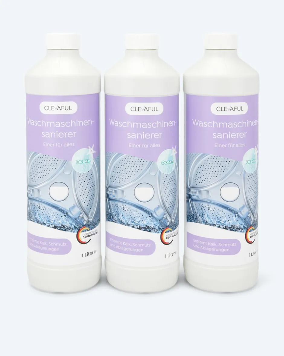 Clearance Waschmaschinensanierer 3x 1 Liter Reinigen
