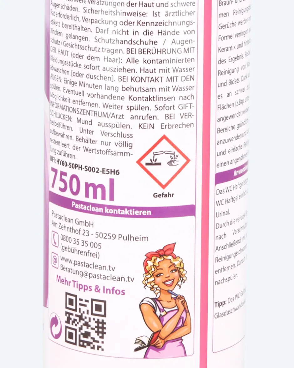 Clearance WC Haftgel mit Aktivformel 2x 750 ml Reinigen