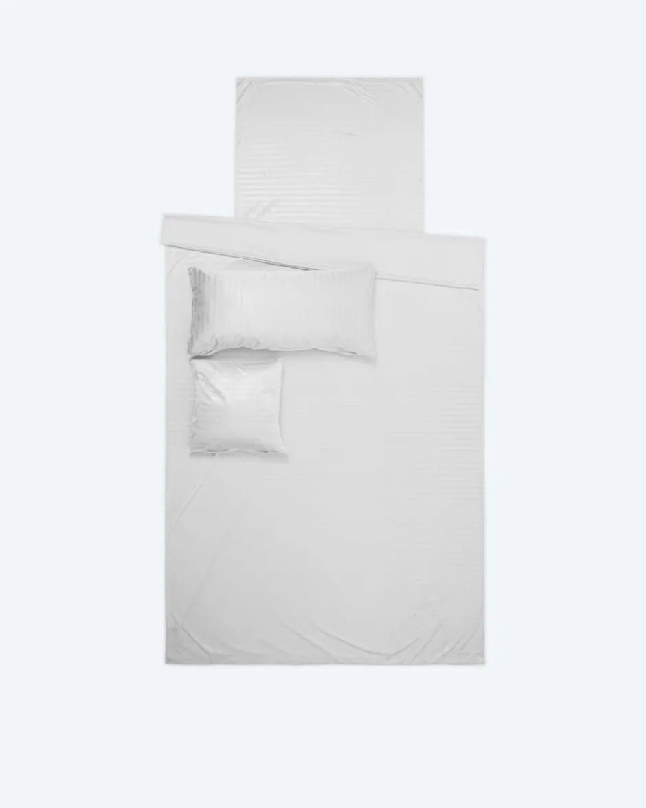 Outlet Wendebettwäsche mit Glanzstreifen, 4tlg. Heimtextilien