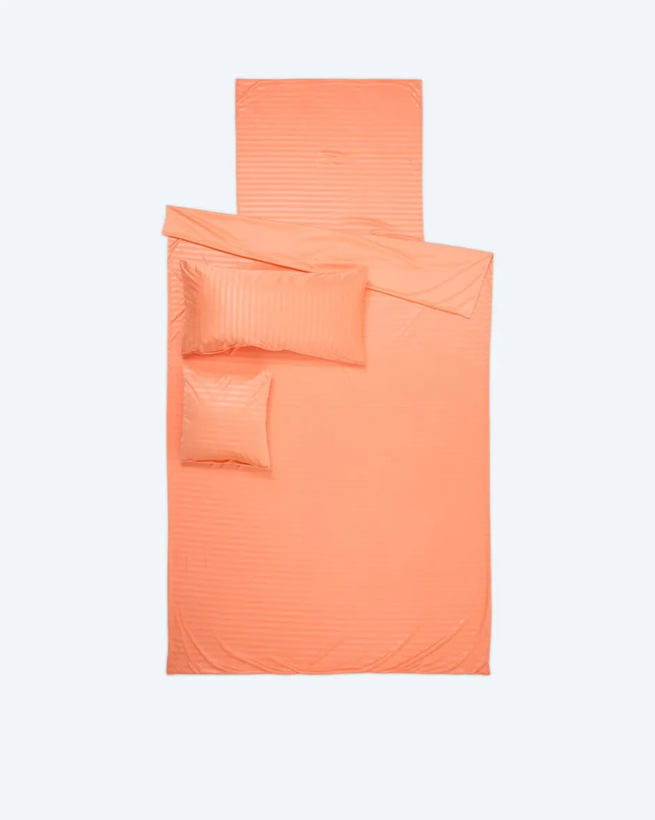 Outlet Wendebettwäsche mit Glanzstreifen, 4tlg. Heimtextilien