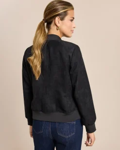 Wendejacke aus Veloursimitat und Satin Jacken & Mäntel