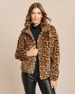 Outlet Wendejacke Leder/Pelzimitat Jacken & Mäntel