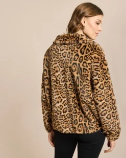 Outlet Wendejacke Leder/Pelzimitat Jacken & Mäntel