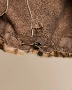 Outlet Wendejacke Leder/Pelzimitat Jacken & Mäntel